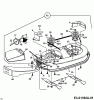 MTD B 11-F 13BH470F678 (1998) Listas de piezas de repuesto y dibujos Mowing deck F (38"/96cm)