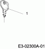MTD untill 2011 RH 125/92 13D1458E622 (2007) Spareparts Ignition key