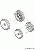 MTD 46 SPOSE 12AETCS7678 (2017) Spareparts Wheels