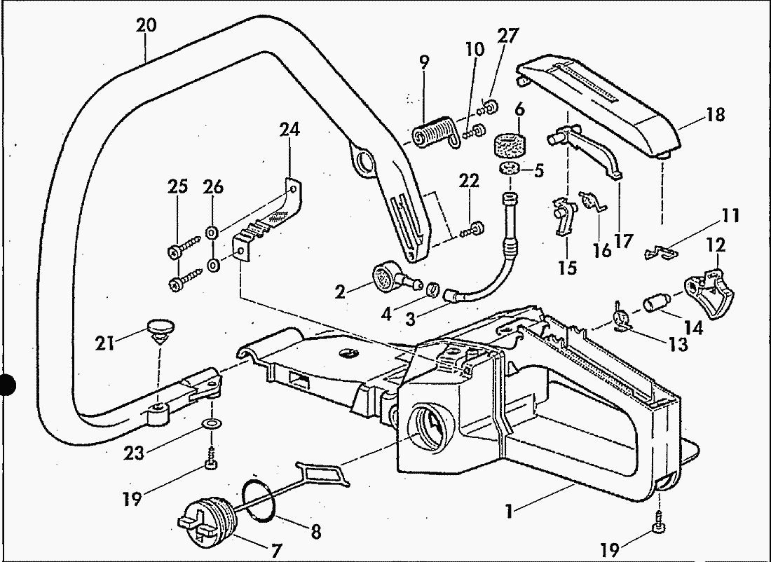 Spare Parts Lists for Solo Chain Saws Handle Bar / Casing Ersatzteil Shop