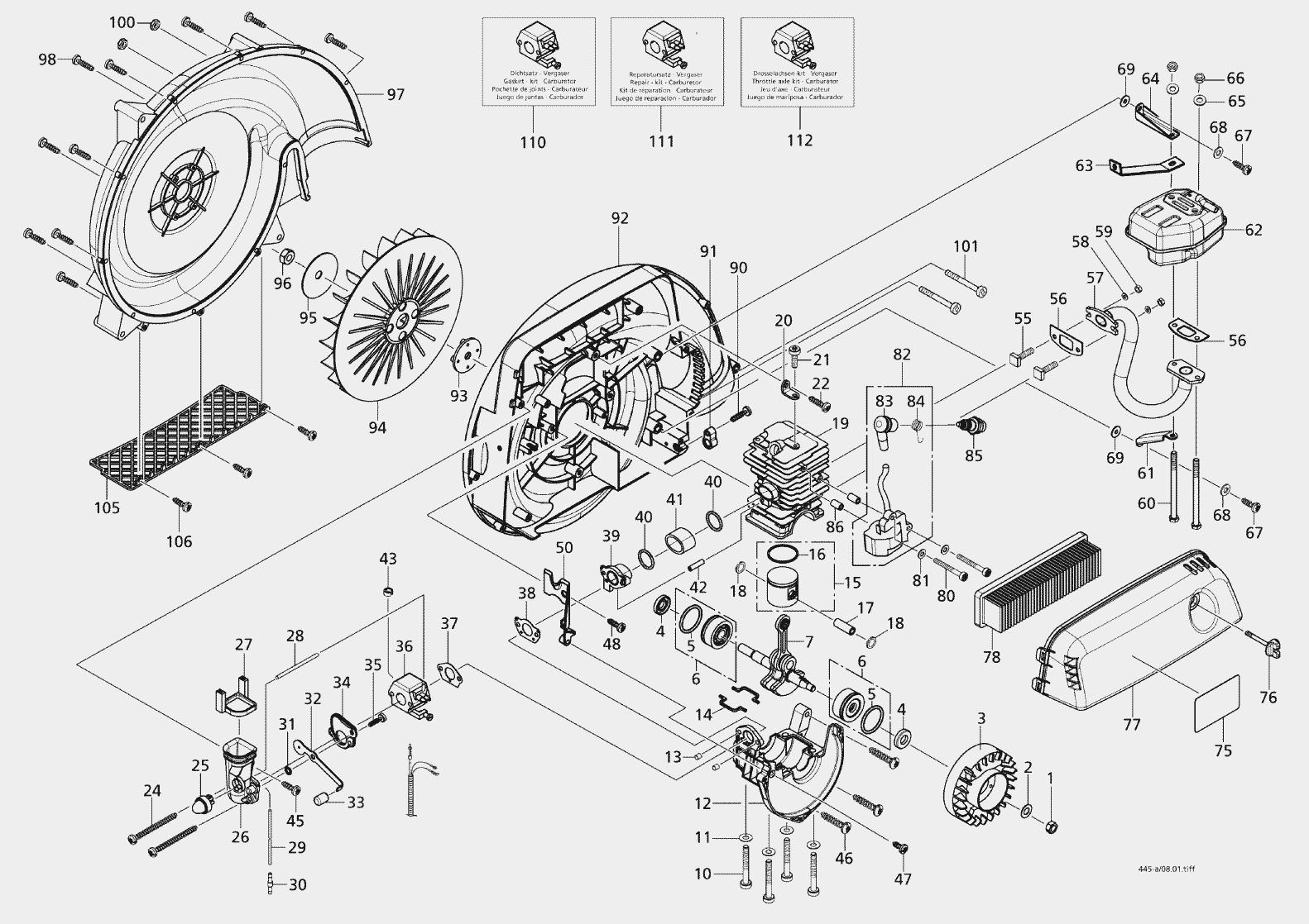Spare Parts Lists for Solo Air Blowers Engine / Housing Ersatzteil Shop