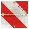 Topseller Foldable version form B, retro reflecting red/white sign series type 3