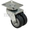 Industry unit double castors with ball bearing integrated in wheel