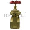 Gardening Brass gate valve <br> with lacquered hand wheel