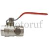 Gardening Brass ball valve <br> with full through flow, 2x female thread <br> with drainage