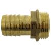 Gardening Brass hose barb with hexagon and male thread