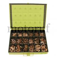 Industry and Shop Assortment copper sealing rings (steel box)