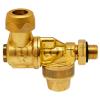 Topseller Nozzle holder M76, brass, single with anti-drip