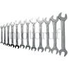 Industry Double open-end spanner sets, imperial-width across flats 