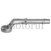 Industry Single ended ring spanners deep offset (pipe ring spanner)