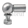 Industry Galvanised, with threaded pin, hexagon nuts and circlip