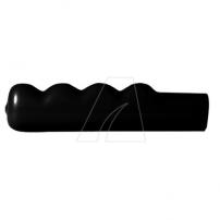 Components PVC-HANDLE WITH HANDHOLDS BLAC 22MM INSIDE DIAM. 120MM INSIDE