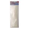 Workshop Cable ties range, 50-pc, white, 4.8 x 250 mm