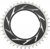 Sram CHAIN RING T-TYPE 38T POWERMETER THREADED 0MM OFFSET EAGLE (INCLUDING PIN THREAD BACKUP AND SCREW) - BLACK/SILVER XXSL D1