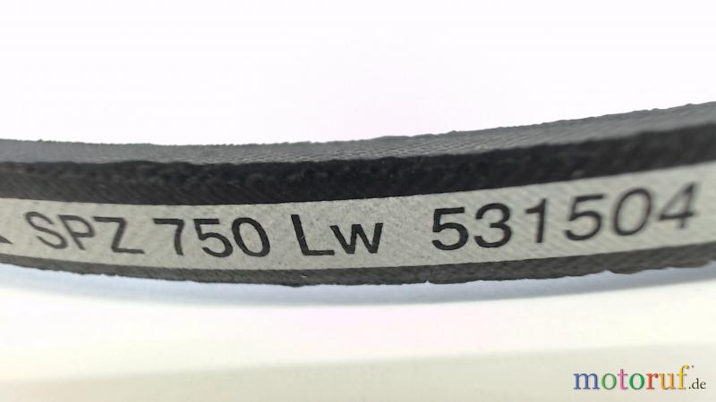 Keilriemen SPZ 750 Lw Belt 