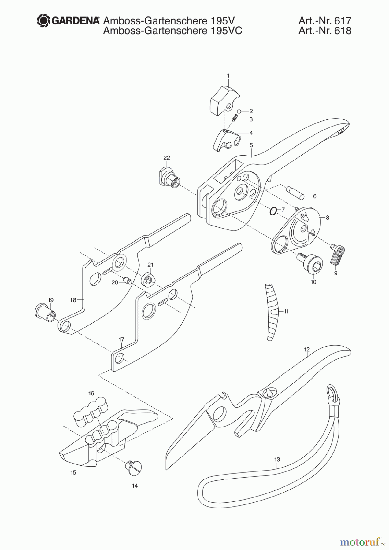 Gardena Gartenschere Blumenpräsentierschere