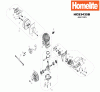 Homelite Benzin HCS3435B Spareparts Seite 2