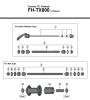 Shimano FH Free Hub - Freilaufnabe Spareparts FH-TX800 -3750 Tourney TX Freehub