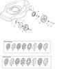 Global Garden Products GGP Benzin Mit Antrieb 2017 ES 534 TR Spareparts Wheels - Fixing by Screw