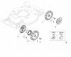 Global Garden Products GGP Benzin Mit Antrieb 2017 MCS 504 TR 4S Spareparts Wheels and Hub Cap s - STAR