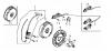 LONCIN Motoren LC165F, LC165FD, LC170F, LC170FD Spareparts Schwungrad, Zündspule