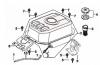 LONCIN Motoren LC165F, LC165FD, LC170F, LC170FD Listas de piezas de repuesto y dibujos Benzintank