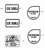 Hitachi ET-Liste CS30EJ/CS35EJ Listas de piezas de repuesto y dibujos Seite 13