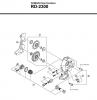 Shimano RD Rear Derailleur - Schaltwerk Spareparts RD-2300-2923