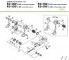 Shimano RD Rear Derailleur - Schaltwerk Spareparts RD-5501-03
