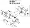 Shimano RD Rear Derailleur - Schaltwerk Spareparts RD-7700-EV