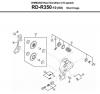 Shimano RD Rear Derailleur - Schaltwerk Spareparts RD-R350-10-3624
