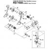 Shimano RD Rear Derailleur - Schaltwerk Spareparts RD-T400-S