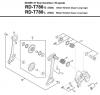 Shimano RD Rear Derailleur - Schaltwerk Spareparts RD-T780-3181