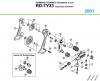 Shimano RD Rear Derailleur - Schaltwerk Spareparts RD-TY23-047-053220179