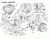Wolf-Garten OHV 3 6990000 Série A (1997) Pièces détachées Embrayage électromagnétique, Entraînement de roulement, Roues arrière