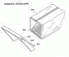 Wolf-Garten OHV 3 6990000 Series A (1997) Listas de piezas de repuesto y dibujos Grass bag, Rear flap