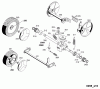 Wolf-Garten 6.42 HA 4776000 Series A (1998) Listas de piezas de repuesto y dibujos Gearbox, Wheels