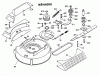 Wolf-Garten Cart SV 3 6110000 Series A (1998) Listas de piezas de repuesto y dibujos Deck housing, Blade, Blade adapter