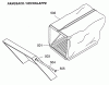 Wolf-Garten SV 4 6150000 Series A (1998) Listas de piezas de repuesto y dibujos Grass bag, Rear flap