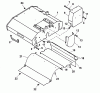 Wolf-Garten UV-P/HM 3589680 Series A (1999) Spareparts Verticutter housing