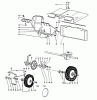 Wolf-Garten 6.51 BA 6950580 Series A (1996) Spareparts Gearbox, Wheels
