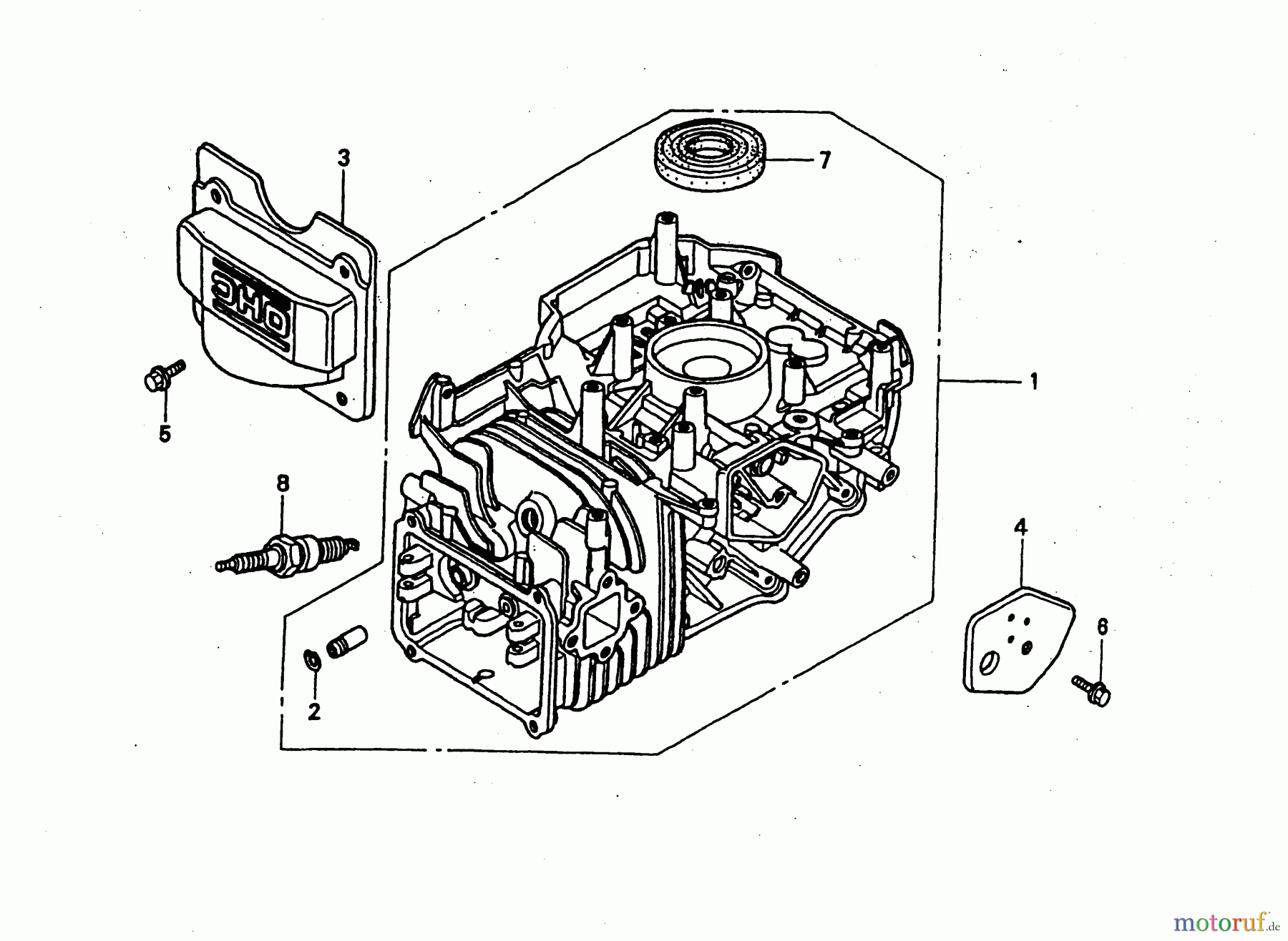 Luftfilterdeckel für HONDA Motor GCV 135 
