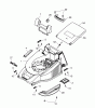 Wolf-Garten Esprit 40 TM 4004000 Series B (2004) Spareparts Deck housing
