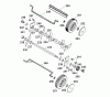 Wolf-Garten UV 30 EV 3630003 Series A (2001) Spareparts Rotor, Wheels