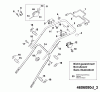 Wolf-Garten B 46 TBA 4606080 Series D (2005) Spareparts Handle