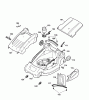 Wolf-Garten Compact plus 32 E 4913000 Series B (2007) Spareparts Deck housing