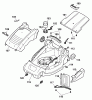 Wolf-Garten Power Edition 34 E 4924003 Series D (2007) Spareparts Deck housing