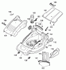 Wolf-Garten Power Edition 37 E 4927003 Series D (2007) Spareparts Deck housing