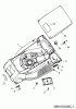 Wolf-Garten Esprit 40 E 4961003 Series A, B, C (2002) Spareparts Deck housing