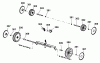 Wolf-Garten Campus 300 V 6020007 Series A (2008) Spareparts Axles, Wheels
